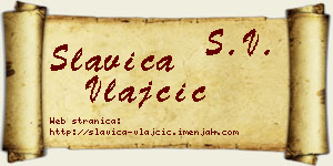 Slavica Vlajčić vizit kartica